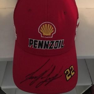 • Joey Lugano signed hat •